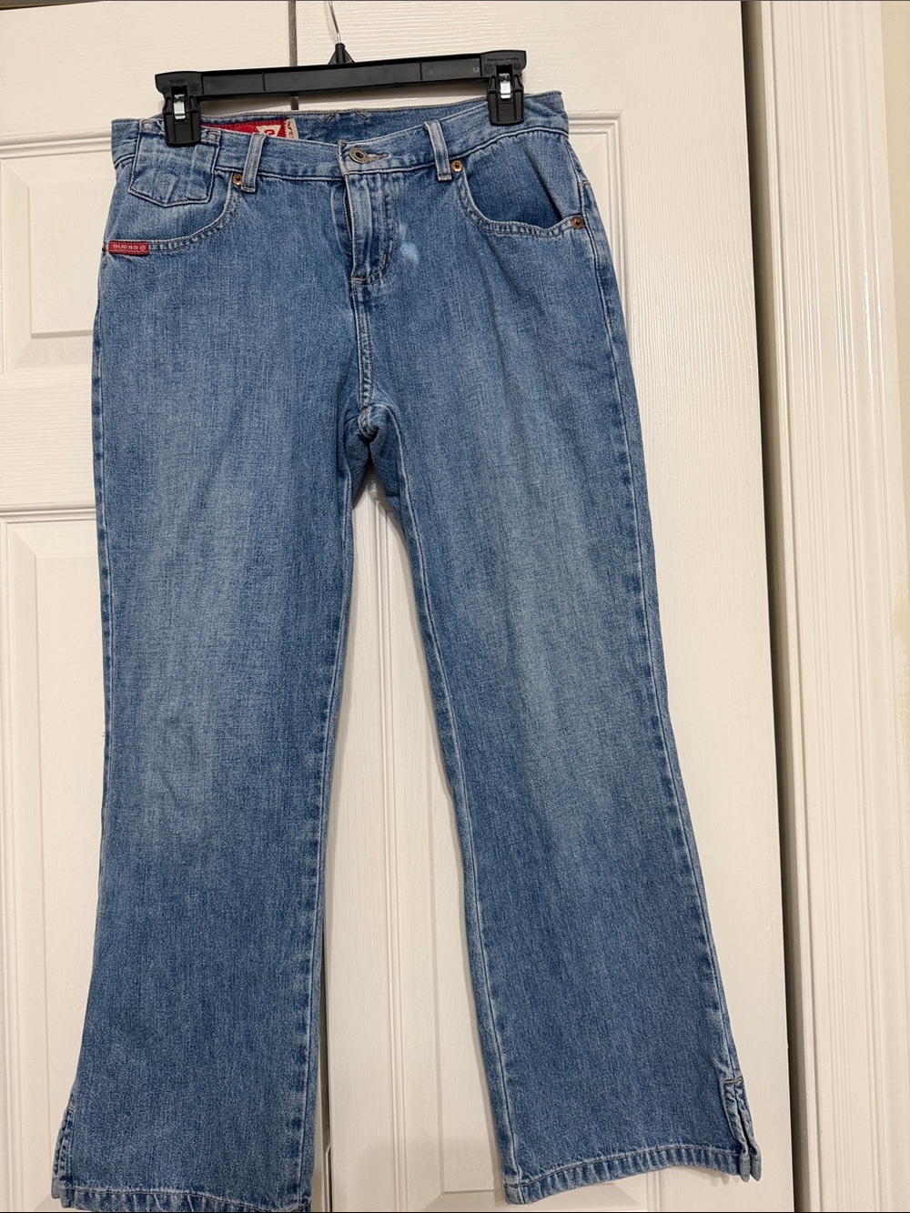 Guess Women's Medium Blue Straight-Leg Jeans